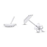 0.06ct 14k White Gold Diamond Stud Earring